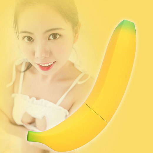 7 Speed Banana Vibrator Realistic Dildo