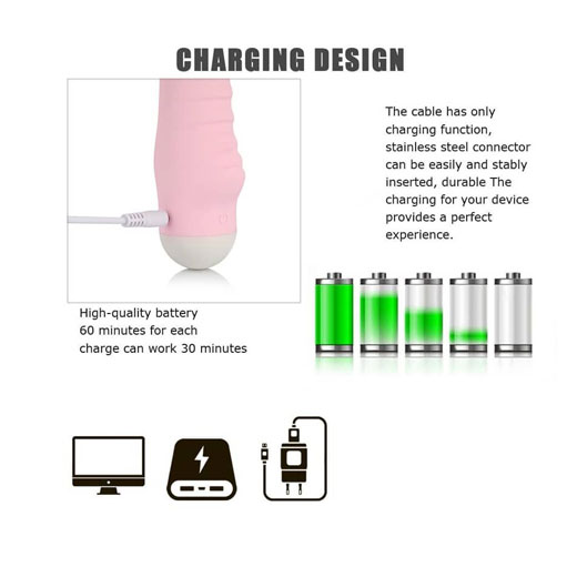 7 Speeds USB Rechargeable Intelligent Vibrator
