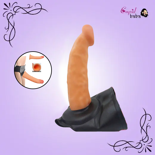 8 Inch Hollow Strap on Harness Dildo