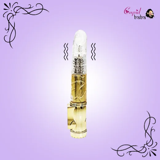 8 Speed Rotating Golden Vibrator for Female