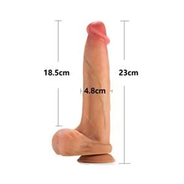 9 Inch Batman Suction Cup Dildo with Belt