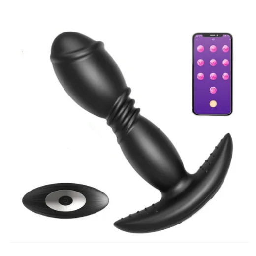 APP Remote Control Rotating Men And Women Prostate Stimulator Anal Vibrator