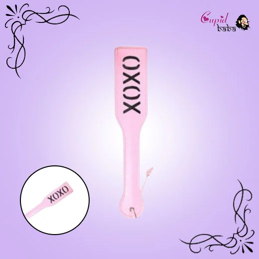 Adult Game PU Leather Hand Shank Whip (Pink /Black)