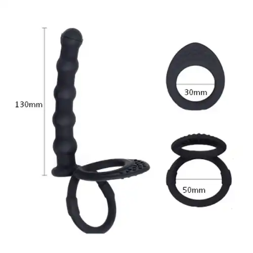 Double Penetration For Couples Anal Beads Butt Plug