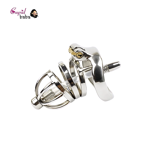 Attica Chastity Cage Lock with Urethral Tube For Men