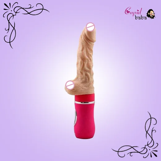 Automatic Telescopic Dildo Heating Vibrating pumping Sex machine