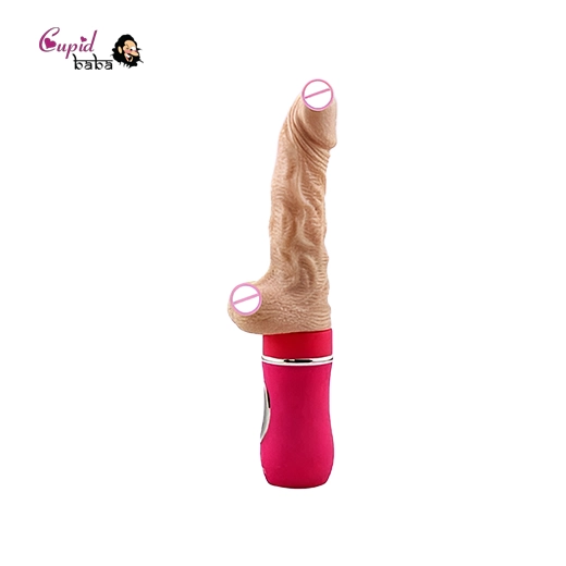 Automatic Telescopic Dildo Heating Vibrating pumping Sex machine