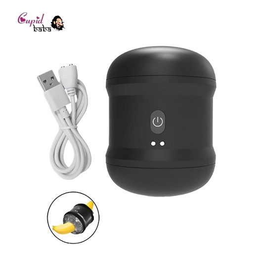 Automatic USB Rechargeable Vibrating Pocket Vagina Male Masturbator Cup