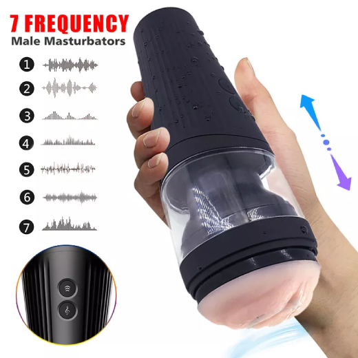 Automatic Electronic Sound Male Masturbator Cup