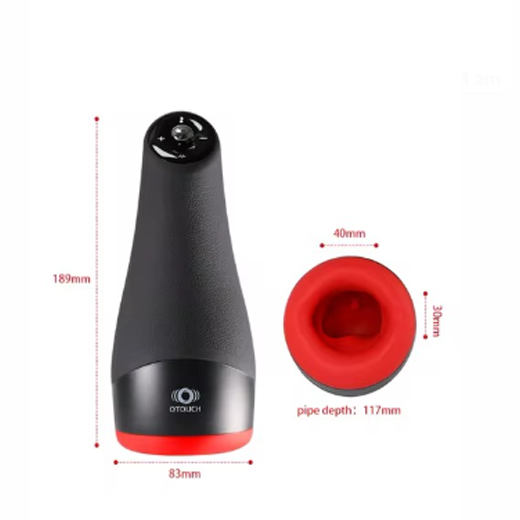 Male Masturbator with Suction Electric Massager Vibrator