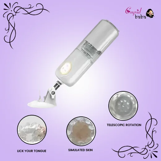 Automatic Piston Telescopic Vagina Real Pussy Male Masturbator Machine For Men