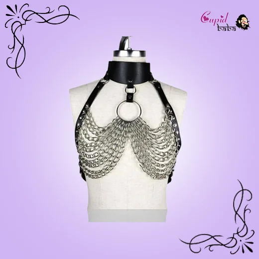 BDSM Garter Erotic Chain Restraints Suspenders