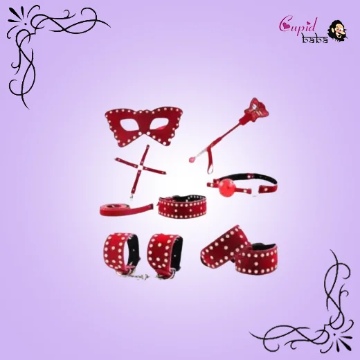 BDSM Night Fun Seven in One Red Kit