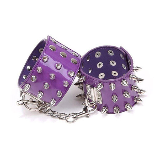 Woman Leather Handcuffs for Sex Couple