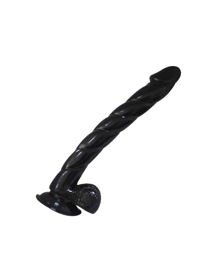 Black Big Slim Realistic Dildo Sex Toy India