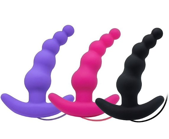 Vibrator beads style vibrating anal plug adult sex items