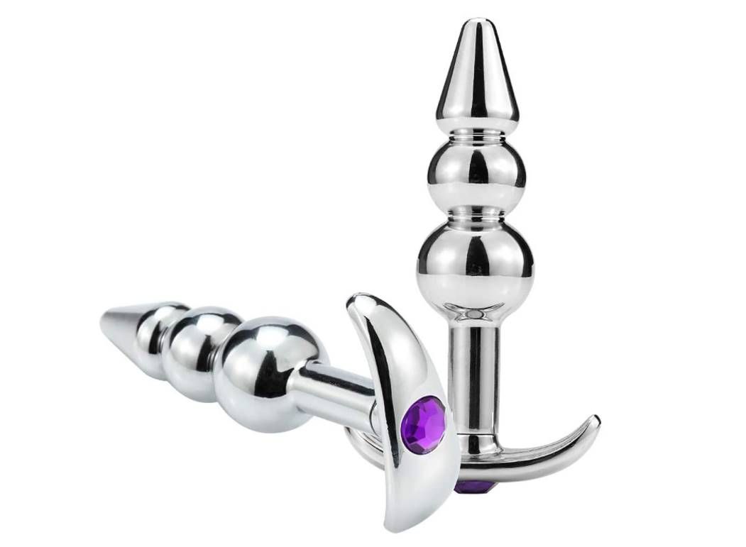 3 Beads Stainless Steel Anal plug