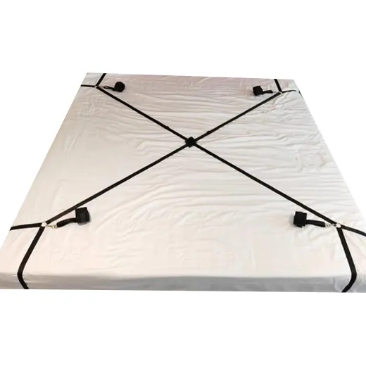 Bed Restraints with Hand Cuffs & Ankle Cuff Premium Straps Bondage