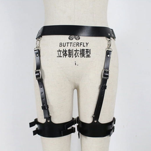 Waist Adjustable Belt Gothic Cincher Caged Garter for Women Rave Outfits