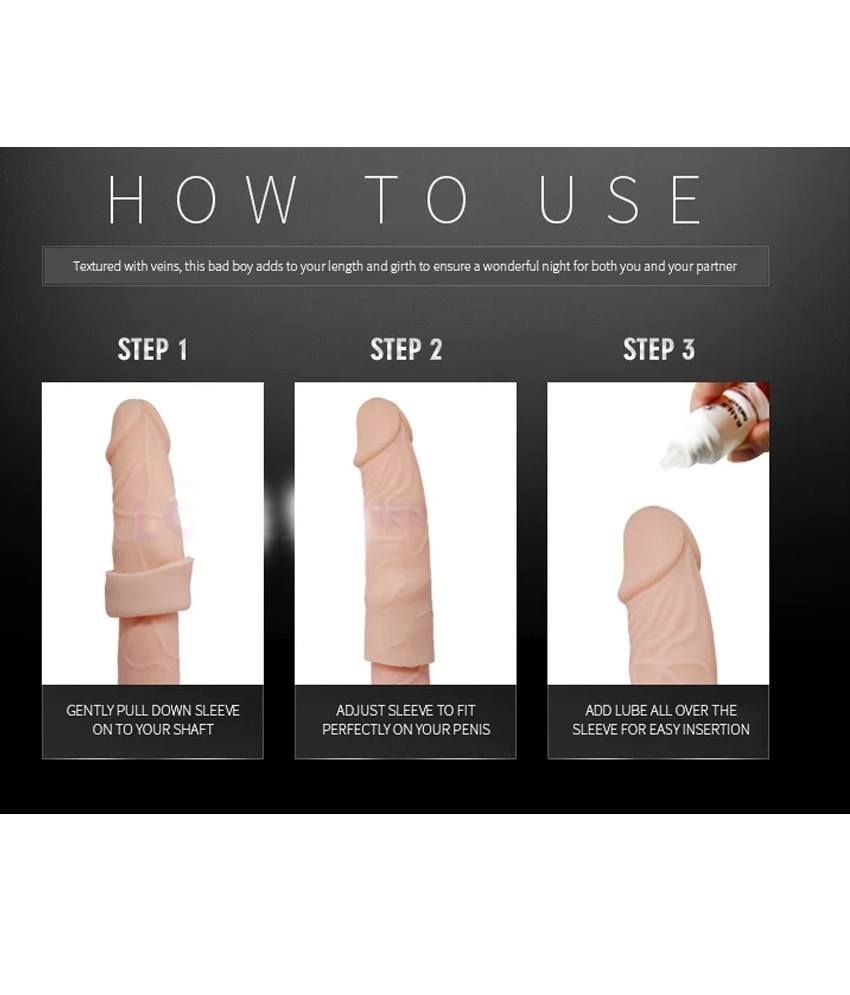 Big Man Stretchable Penis Extender Sleeve