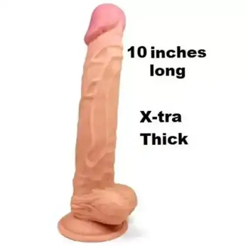 Big Boys 10 inch Dildo With Belt