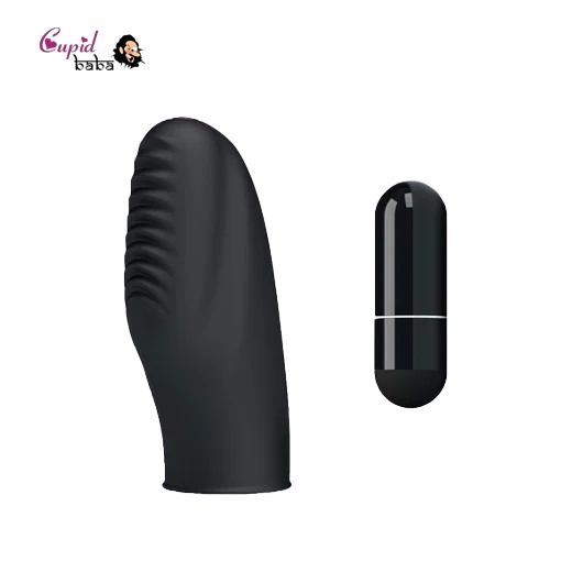Black Bullet Finger Vibrator