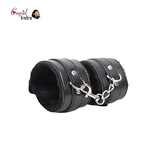 Black Furry Handcuff