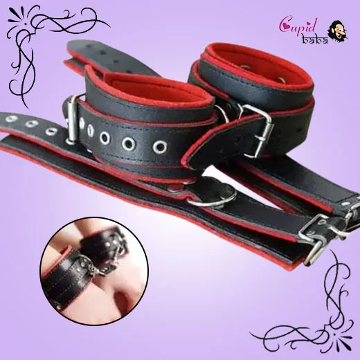 Black/Red Luxury Handcuff