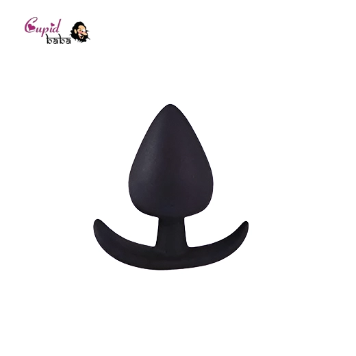 Black Silicone Plug With Anchor Base