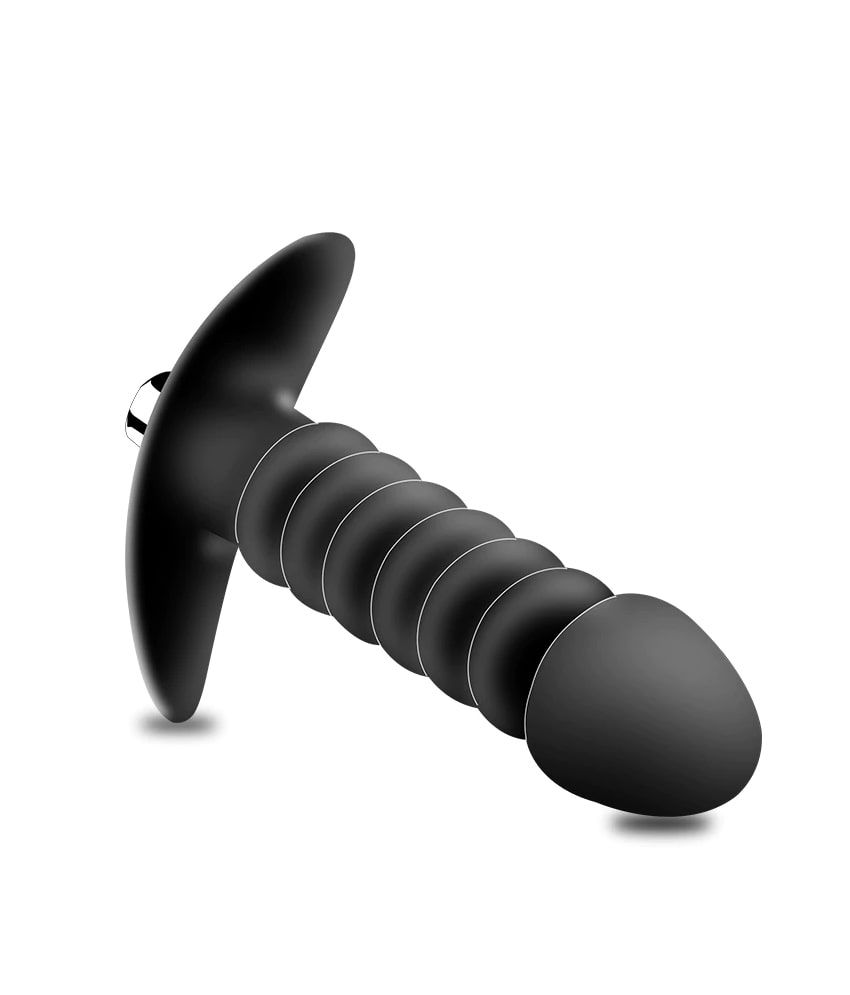 Black Anal Beads Prostate Massager