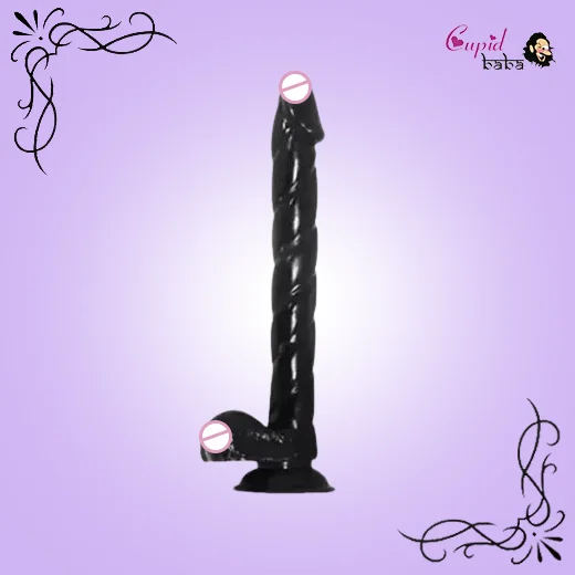 Black Big Slim Realistic Dildo Sex Toy India