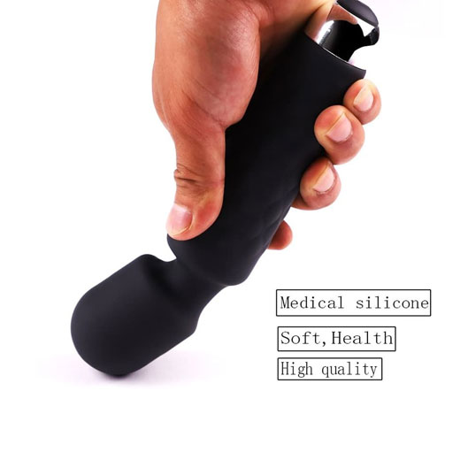USB Rechargeable Multi Speed G-Spot Magic Wand Vibrator