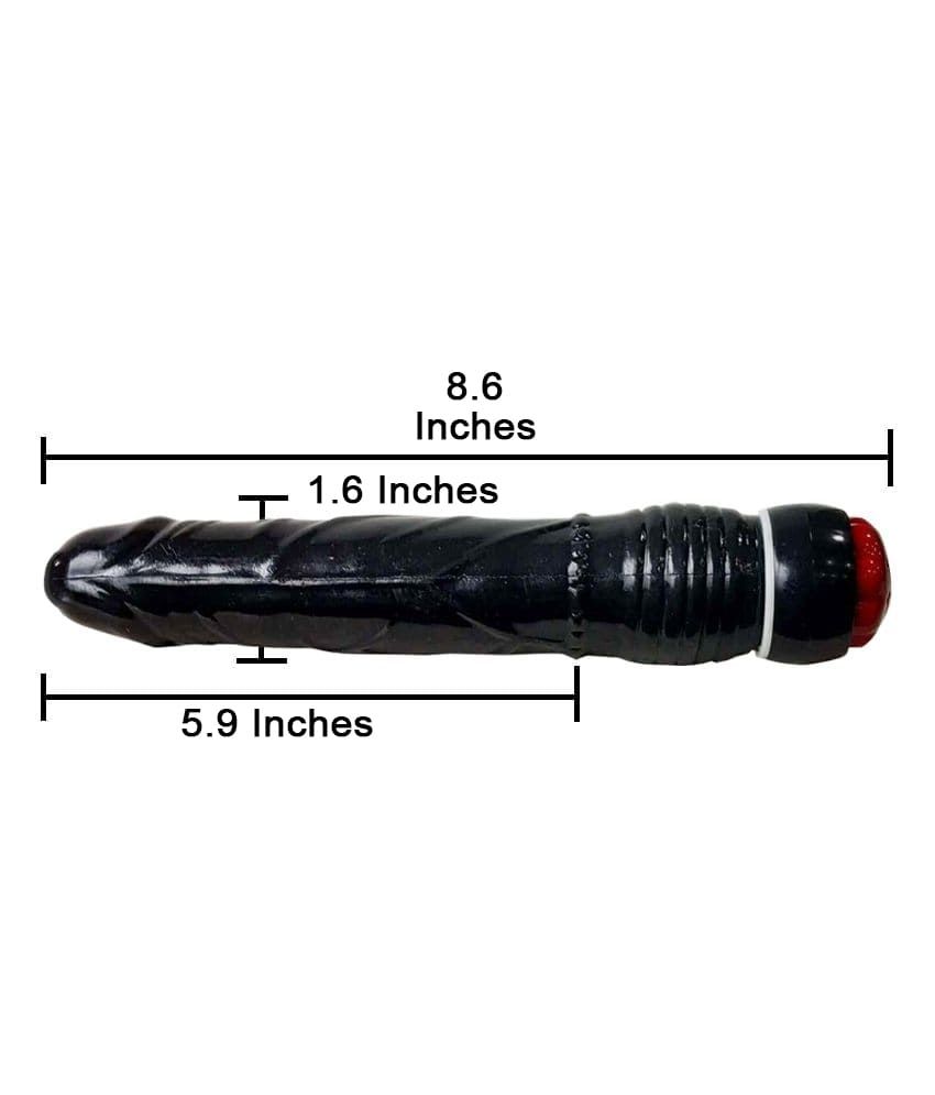 Black Thunderlight Vibrating Dildo