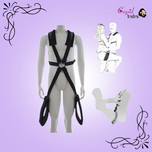 Body Harness Swing Stand Leg Lift Open Spreader Restraint Bondage