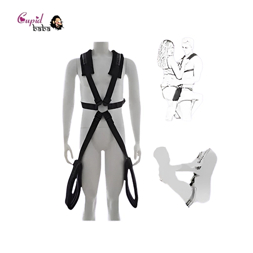 Body Harness Swing Stand Leg Lift Open Spreader Restraint Bondage