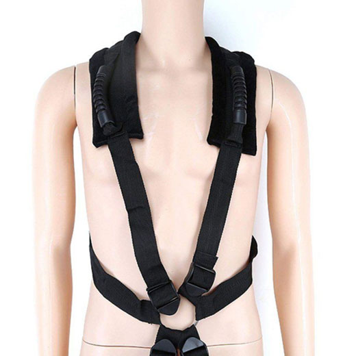 Body Harness Swing Stand Leg Lift Open Spreader Restraint Bondage
