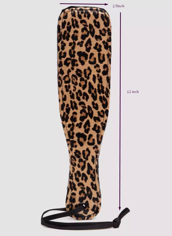 Bondage Boutique Leopard Print Small Paddle