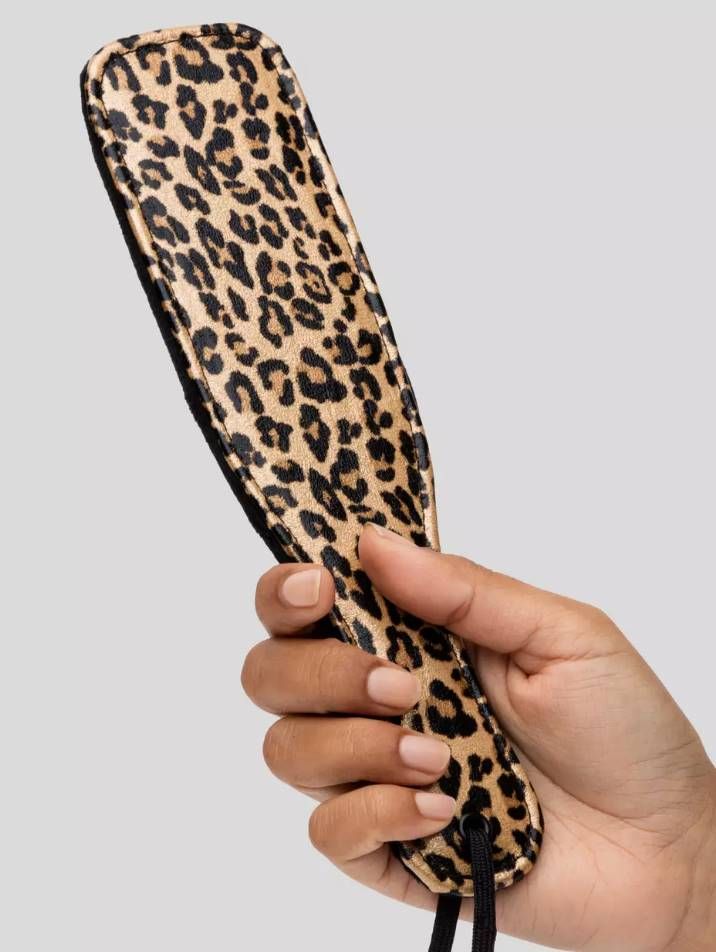 Bondage Boutique Leopard Print Small Paddle