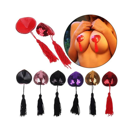 Breast Bra Tassel Nipple Cover Pasties Petal Stickers For Women