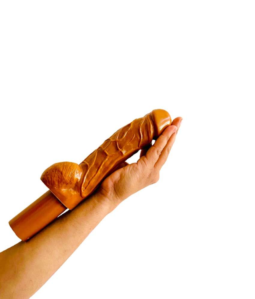 Brown Dildo With Handle