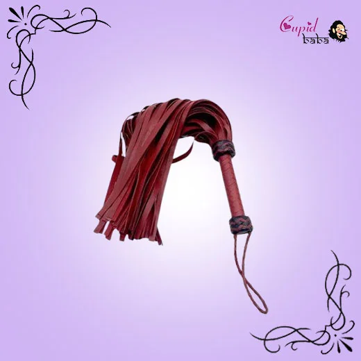 Burgandy Color Faux Leather Whips