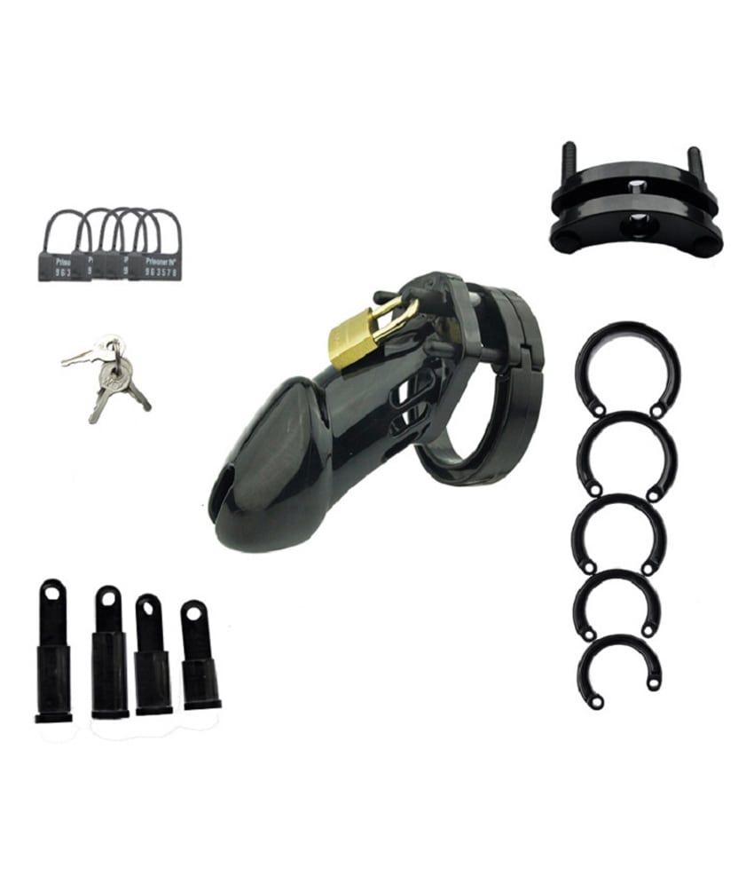 CB-6000 Male Plastic Chastity Cage Cock Device