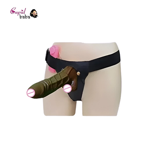 Choco Hollow Strap on Dildo With Vibration & Balls