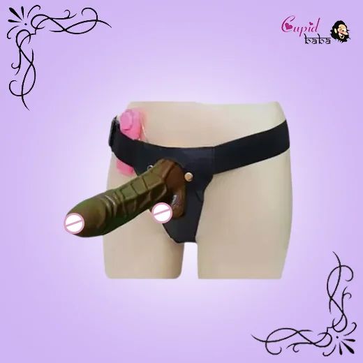 Choco Hollow Strap on Dildo With Vibration & Balls