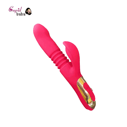 Clit & G-spot Licking Thrusting Chargeable Vibrator