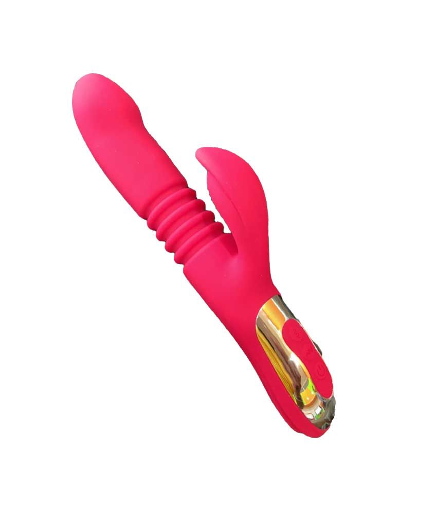 Clit & G-spot Licking Thrusting Chargeable Vibrator