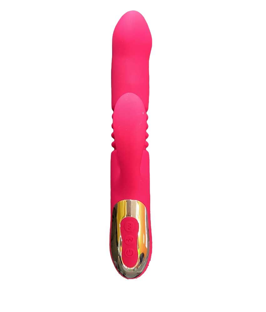 Clit & G-spot Licking Thrusting Chargeable Vibrator