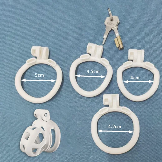 Cobra Male Chastity Device with Adjustable 4 Rings