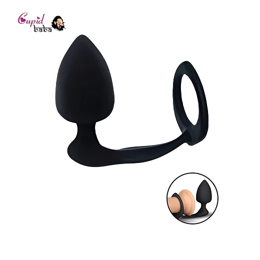 Combo Threat Cockring Anal Plug