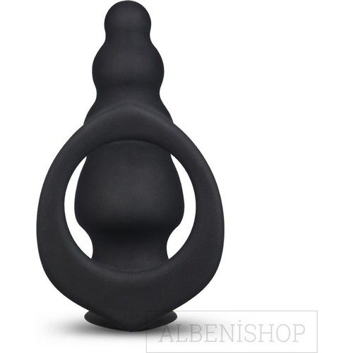 Combo Master Cock Ring and Anal Plug